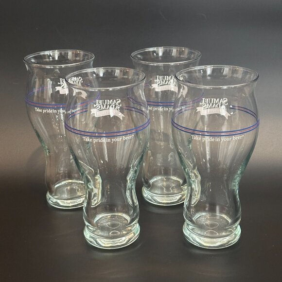 4 New! Samuel Adams Boston Lager Glass 16 Oz -Take Pride In Your Beer- Slovenia - Picture 3 of 8